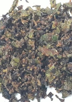 A picture of Turai thokku fry.