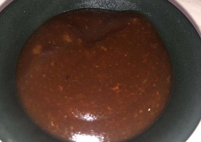 Ананасовый соус, экзотический и кисло-сладкий | рецепт
