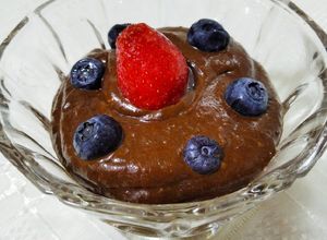 Una foto de Avocado mousse vegano de chocolate 😍🥑 :)