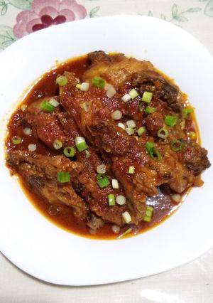 Foto resep Semur ayam merah