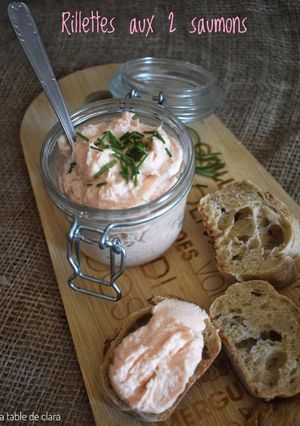 Une photo de Rillettes aux 2 saumons