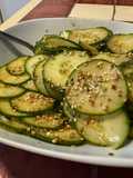 Salade de concombre à l’asiatique