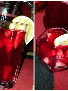 A picture of Hibiscuss drink.
