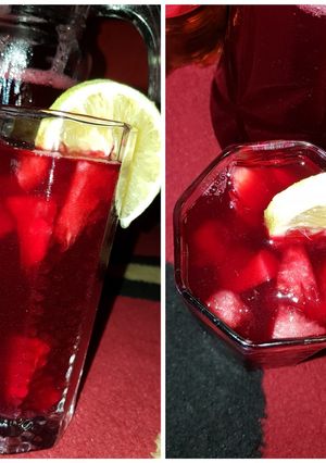 A picture of Hibiscuss drink.