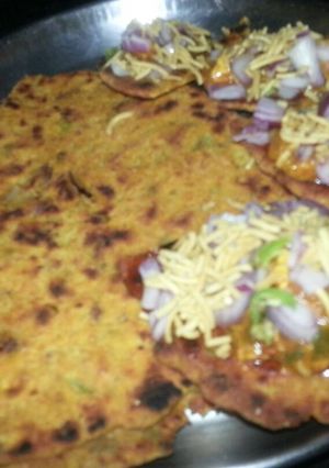 A picture of Daliya paratha.