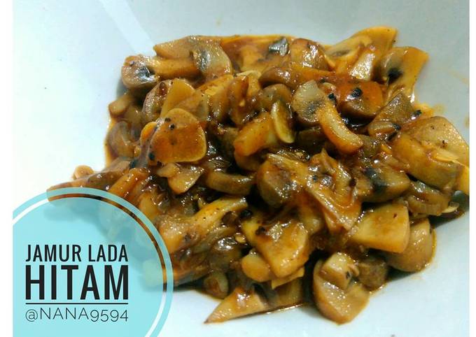 Resep Jamur kancing lada hitam oleh Princessnana's Cookpad