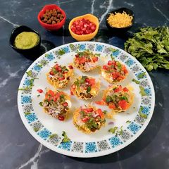 A picture of Basket chaat.
