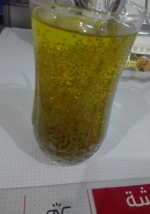 عکسی از دستور شربت تخم شربتی و خاکشیر