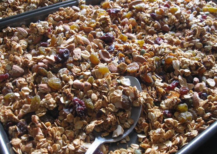 Recipe of Favorite My Granola (Oven-baked Muesli)