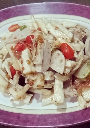 รูปของ ตำยอดมะพร้าวอ่อน,หมูยอ,ปลาร้าหอม - คีโต(เถื่อน)