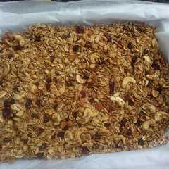 A picture of Oil-Free Coconut Cinnamon Granola.
