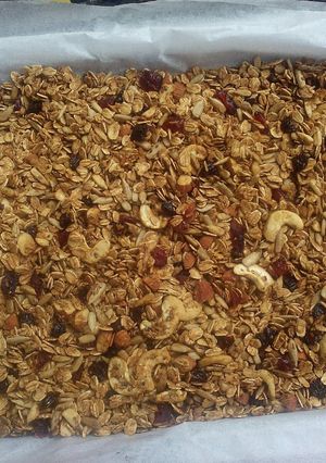 Foto resep Oil-Free Coconut Cinnamon Granola