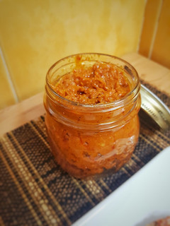 Una foto de Sobrasada vegana en mambo o Thermomix