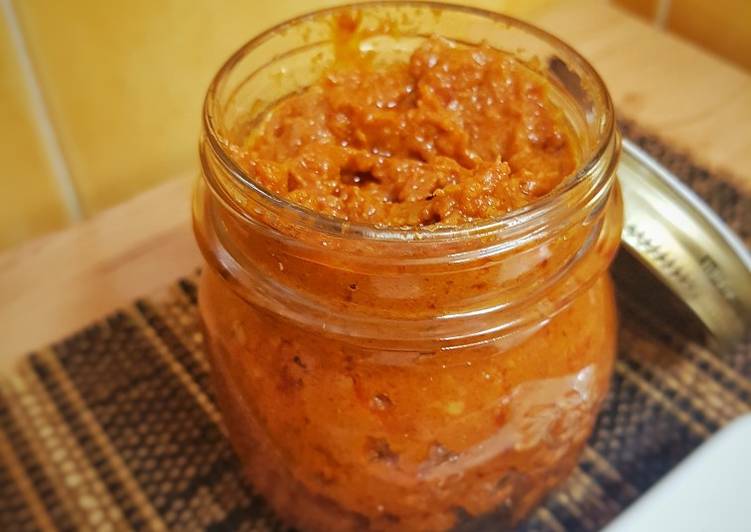 Sobrasada vegana en mambo o Thermomix