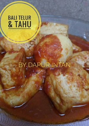 Foto resep Bali tahu & telur
