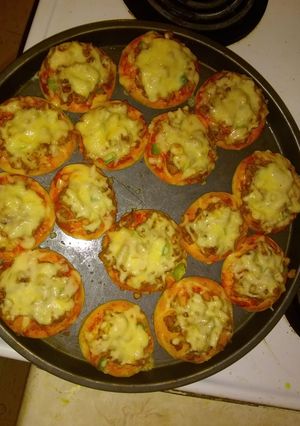 A picture of Mini Pizza🍕.