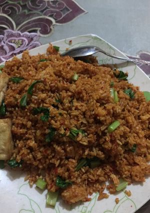 Foto resep Nasi goreng pedes simple