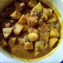 A picture of Turnip curry.