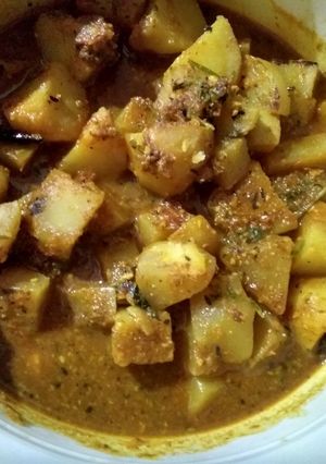 A picture of Turnip curry.