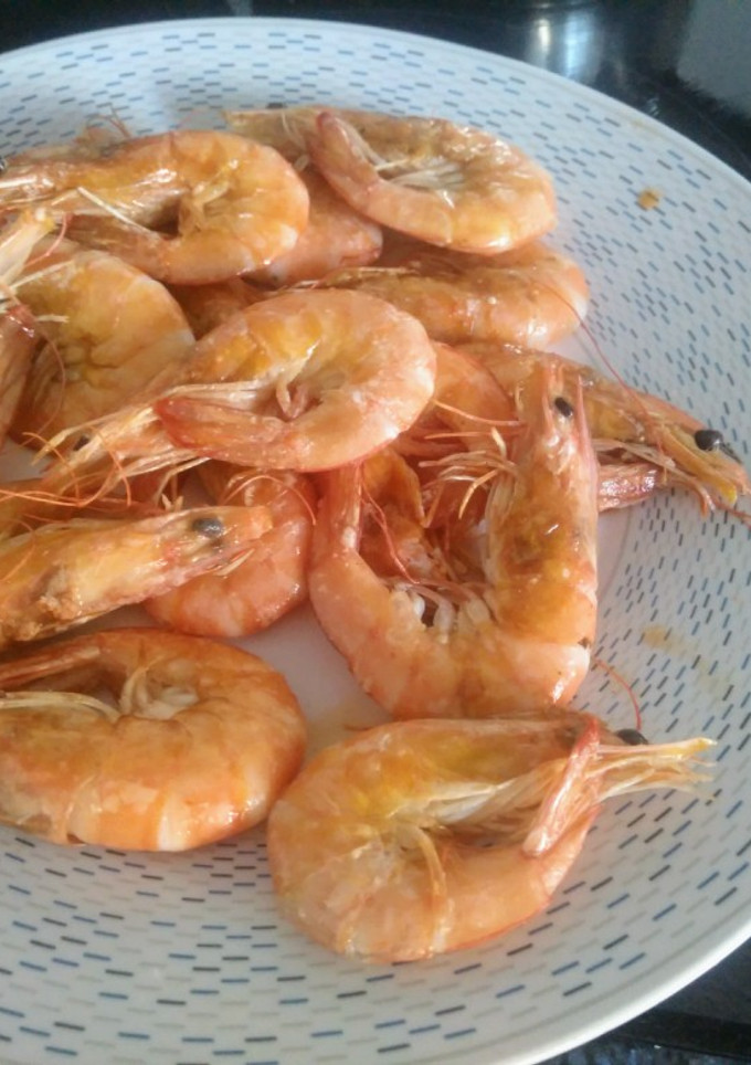 Una foto de Langostinos a la plancha