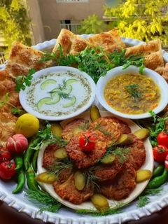 عکسی از دستور کتلت با عطر مرزه