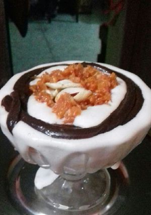 A picture of Gajar halwa parfait.