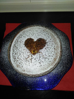 Una foto de Bizcocho de mandarina con pepitas de chocolate