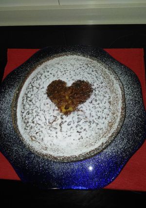 Una foto de Bizcocho de mandarina con pepitas de chocolate