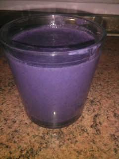 Una foto de Batido de moras