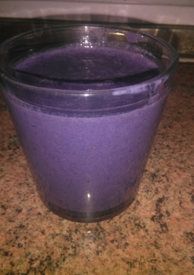 Una foto de Batido de moras