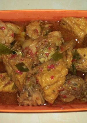 Foto resep Ayam tahu rica rica