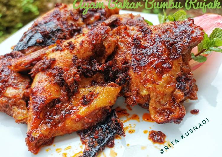 Resep Ayam Bakar Bumbu Rujak, Menggugah Selera