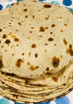 A picture of Quinoa flour soft roti.