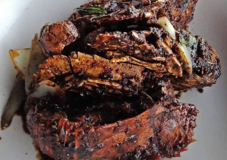 Resep Udang / Hepo lada hitam Anti Gagal