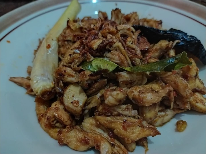 Cara Gampang Membikin Resep Ayam suwir saos teriyaki yang  Bikin Ketagihan Anti Ribet, Lezat