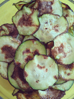 Una foto de Chips de Calabacín