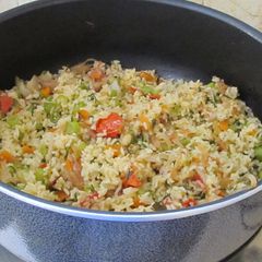 A picture of Methi pulao.