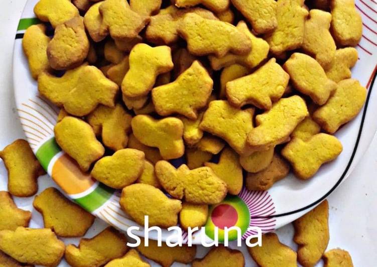 Recipe: Perfect Eggless Custard Mini Cookies