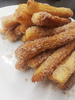 Una foto de Churros hecho en casa