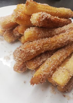 Una foto de Churros hecho en casa