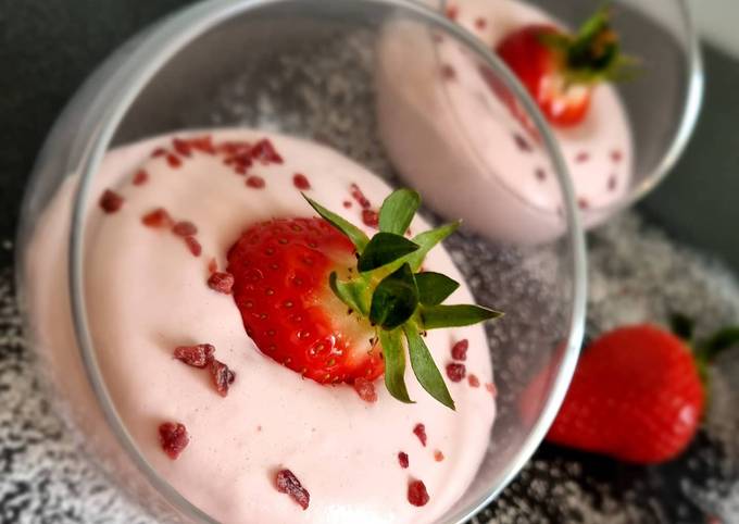 Mousse de fraises