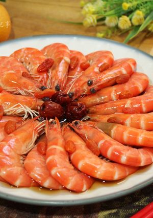 A picture of Shaoxing Drunken Shrimp.