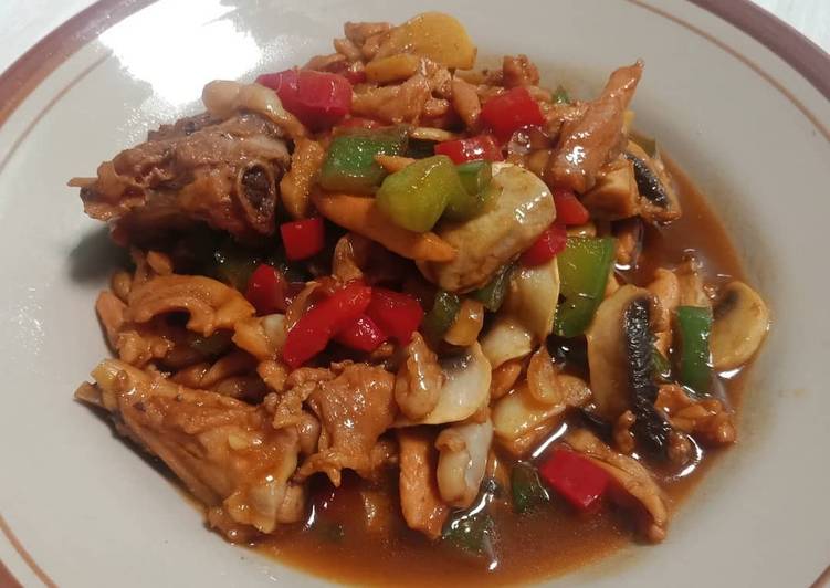 Ayam masak jamur