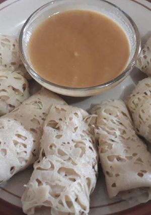 Foto resep Roti jala kinca durian