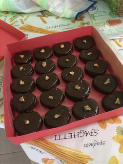 Una foto de Alfajores de chocolate