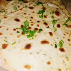 A picture of 3 -ingredients flat bread.