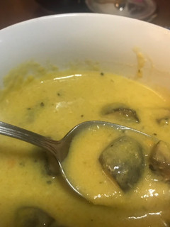 Foto resep Butternut pumpkin mushroom cream soup