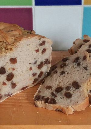 A picture of Vickys Raisin Loaf with Bara Brith conversion GF DF EF SF NF.
