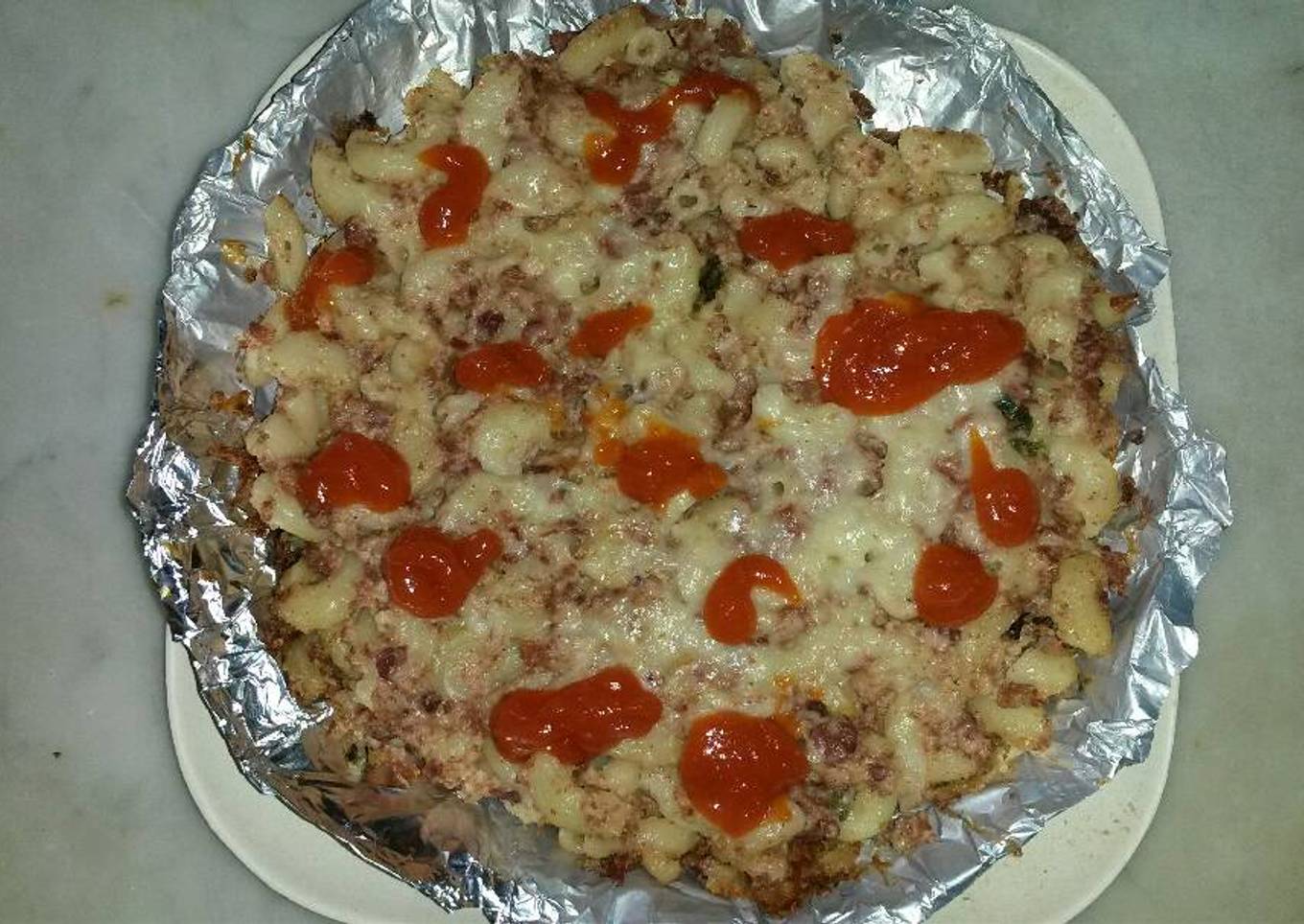Macaroni Schotle panggang Teflon
