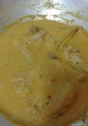 Foto resep gulai ayam pedes